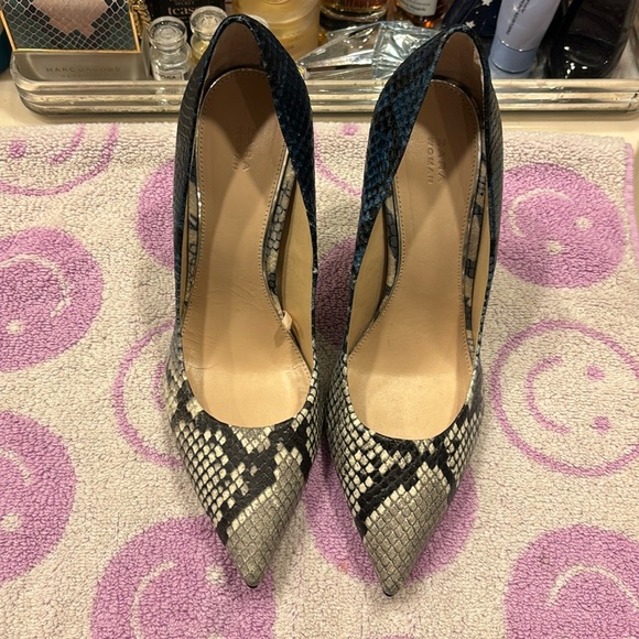 ZARA woman multi colored snake 🐍 skin high heels 👠 - Picture 1 of 5